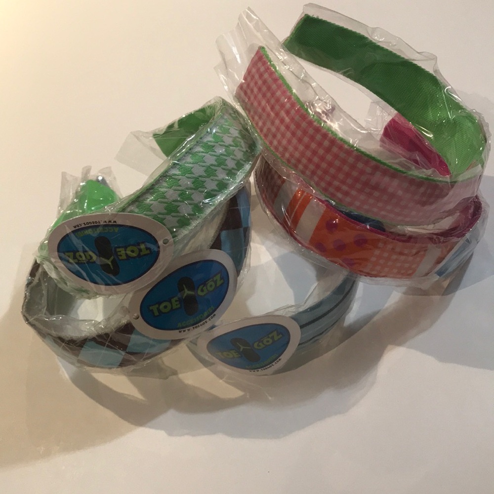 5 Assorted Preppy Headbands A